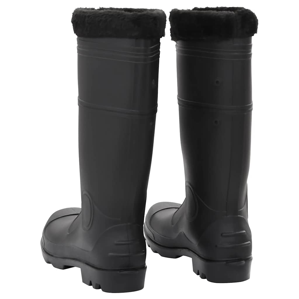 Eemaldatava Voodriga Kummikud, Must, Suurus 44, PVC – toote pilt 4