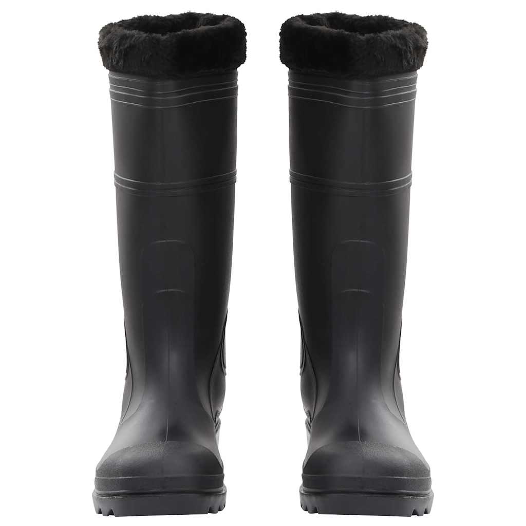 Eemaldatava Voodriga Kummikud, Must, Suurus 46, PVC – toote pilt 2