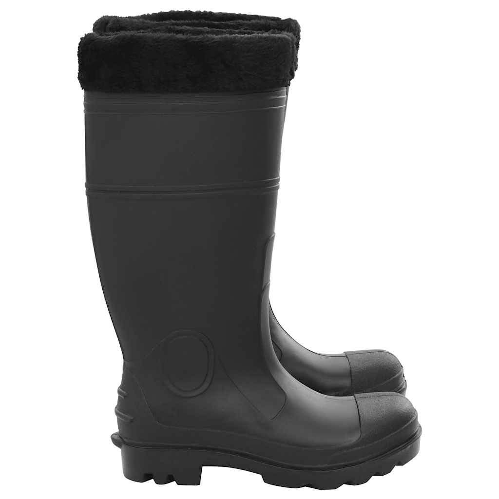 Eemaldatava Voodriga Kummikud (PVC, Must, Suurus 38) – toote pilt 3