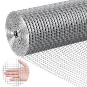 galvaniseeritud traadivõrk 1,27 cm – Galvaniseeritud Metallvõrk (1,27 cm, 91 cm x 30,48 m, 19-Ga)