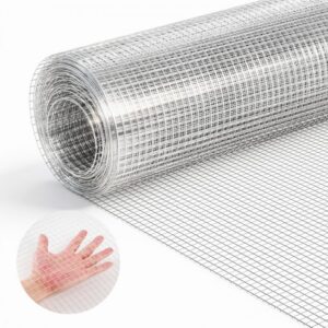galvaniseeritud traatvõrk aianduseks – Galvaniseeritud Metallvõrk (6,3 mm, 0,4 x 6 m, 0,5 mm läbimõõt)