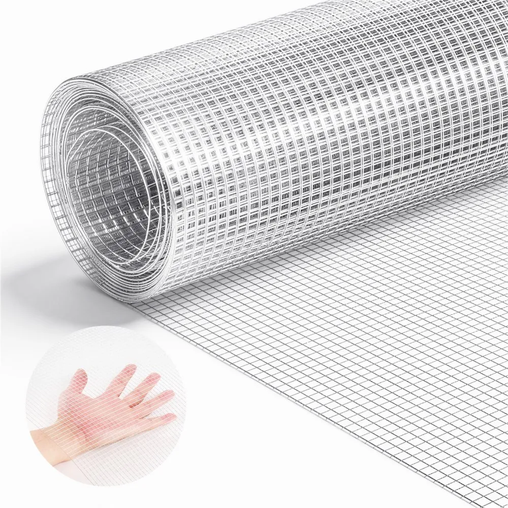 galvaniseeritud traataed aianduseks – Galvaniseeritud Metallvõrk (6,3 mm võrgusilm, 1 x 5 m, 0,55 mm läbimõõt)