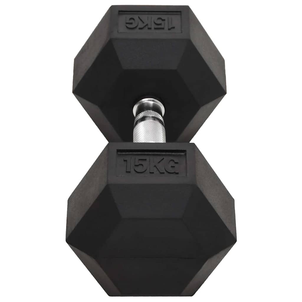 Hantlid 2 Tk, 15 Kg, Täismetallist – toote pilt 4