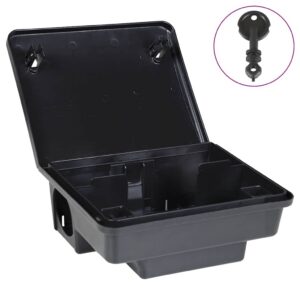 hiirelõksud polüpropüleenist 4 tk – Hiirelõksud (4 tk, 23 x 19 x 9,5 cm, must)