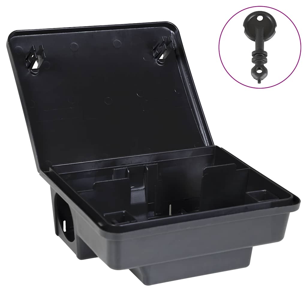 hiirelõksud polüpropüleenist 4 tk – Hiirelõksud (4 tk, 23 x 19 x 9,5 cm, must)
