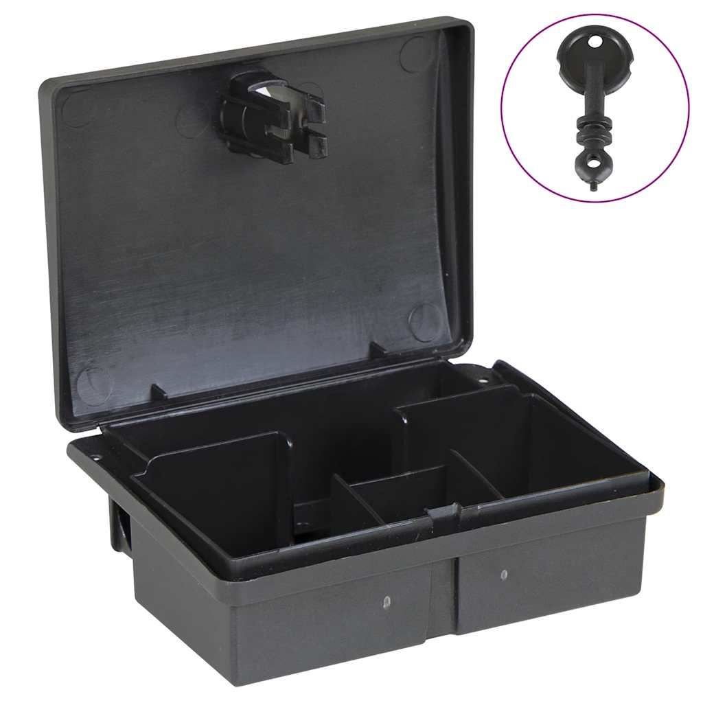 hiirelõksude komplekt 5 tk – Hiirelõksude Komplekt (5 Tk, Must, 13 x 10 x 4 Cm)