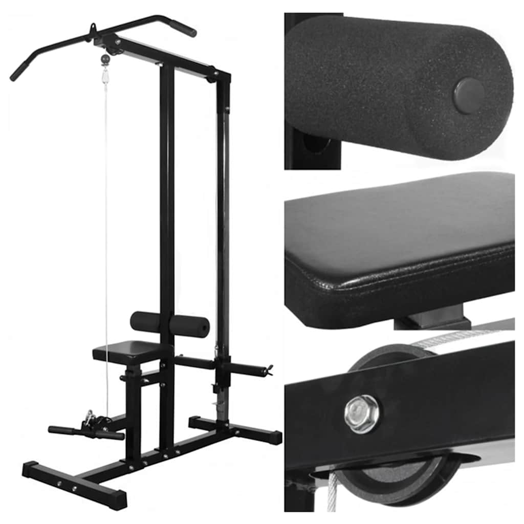 Jõusaaliseade raskusketastega (40 kg, 110 x 121 x 190 cm) – toote pilt 1