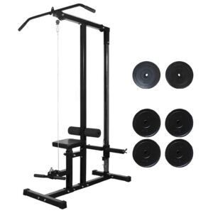 jõusaaliseade raskusketastega 40 kg – Jõusaaliseade raskusketastega (40 kg, 110 x 121 x 190 cm)