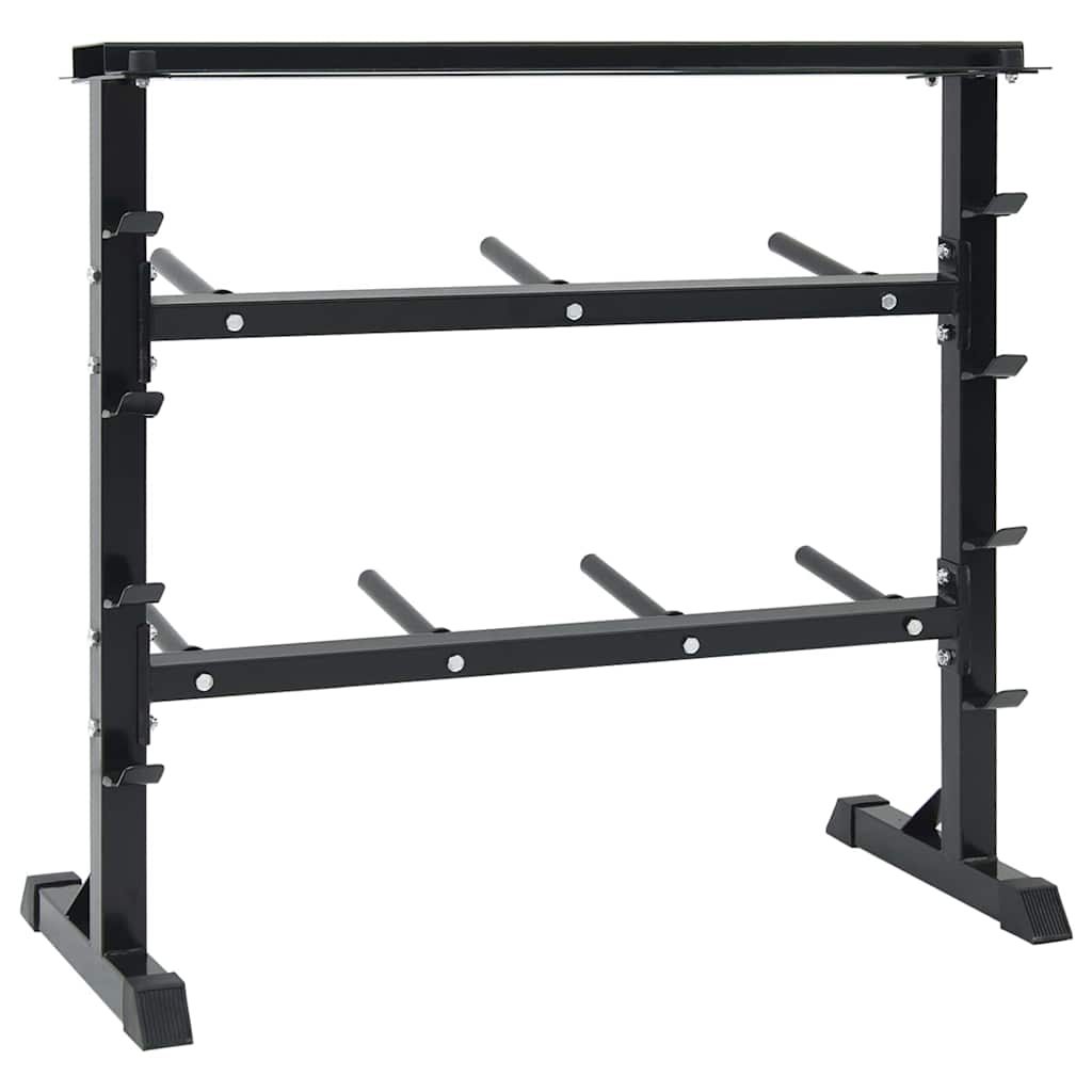 Käeraskuste Riiul Must 99 X 45 X 95,5 Cm Pulbervärvitud Teras – toote pilt 1
