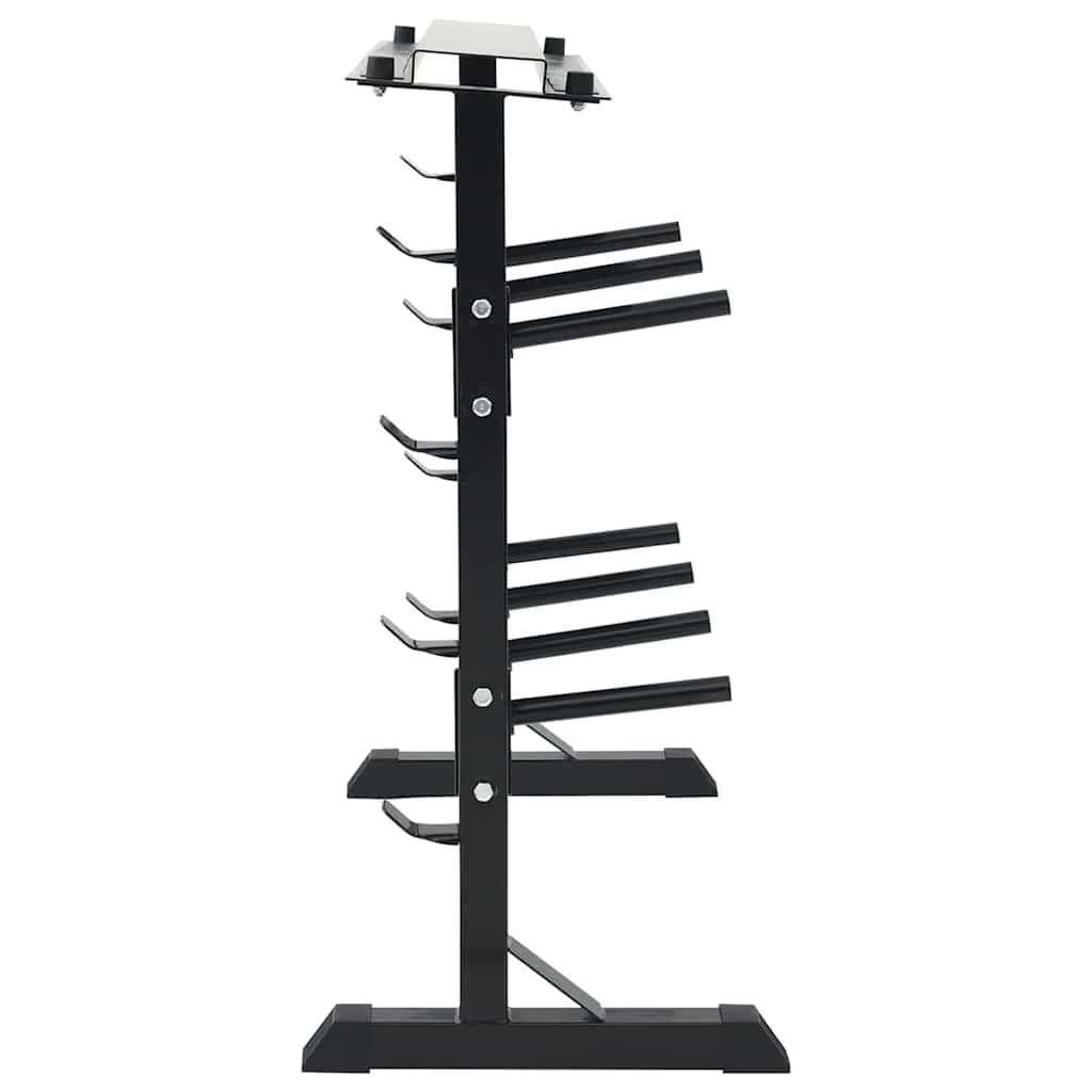 Käeraskuste Riiul Must 99 X 45 X 95,5 Cm Pulbervärvitud Teras – toote pilt 3