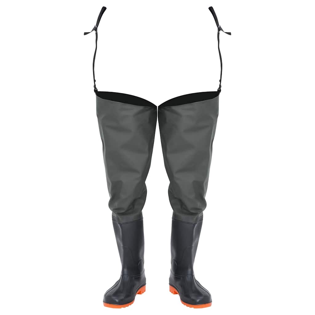 Kalamehekummikud, Tumeroheline, Suurus 46, PVC-Polüester – toote pilt 1