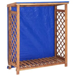kaminapuude hoiukast 105 x 38 x 115 cm, akaatsiapuit