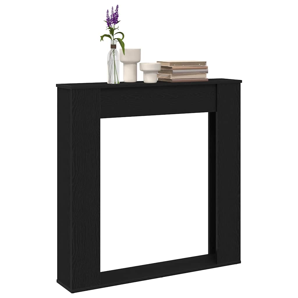 kaminaümbris, must tamm, 100 x 20 x 100 cm, töödeldud puit – toote pilt 3