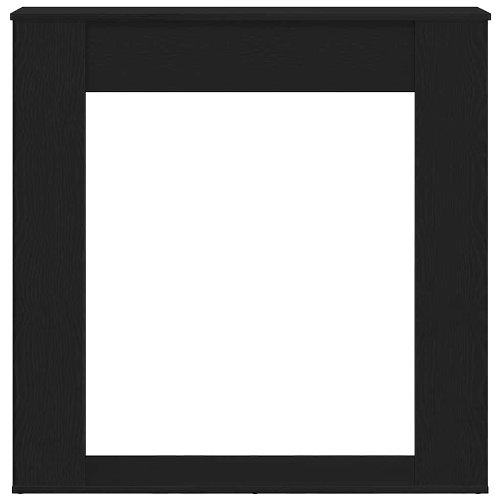 kaminaümbris, must tamm, 100 x 20 x 100 cm, töödeldud puit – toote pilt 4