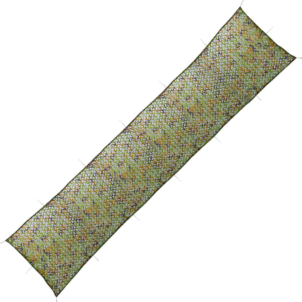 kamuflaažvõrk hoiukotiga 1,5 x 10 m – Kamuflaažvõrk hoiukotiga (1,5 x 10 m, roheline, polüester)