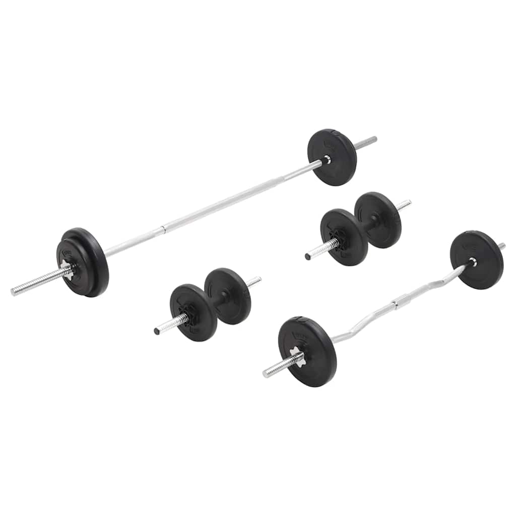 Kangi Ja Hantlite Komplekt (30 Kg, Kroomitud Teras, PE-Korpus) – toote pilt 1