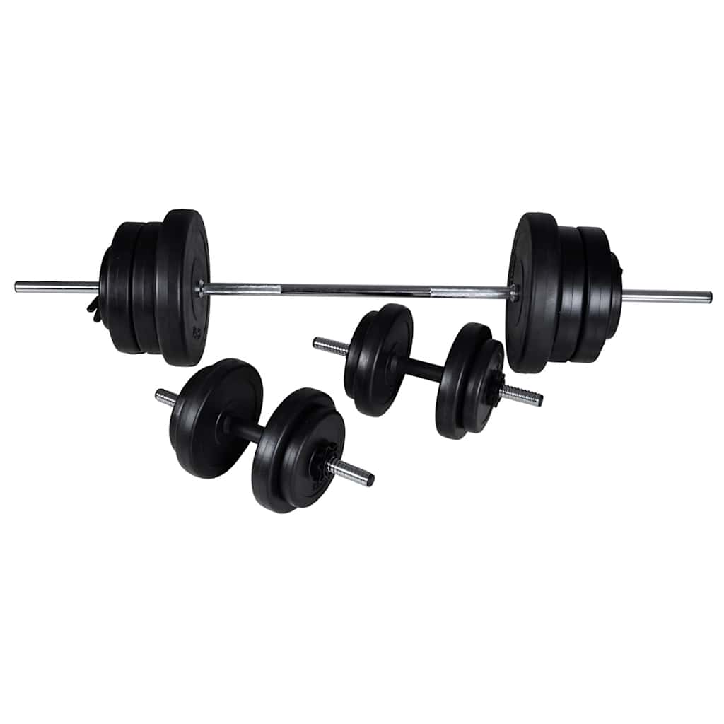 Kangi Ja Hantlite Komplekt (60,5 Kg, Kroomitud Teras, Polüetüleenkorpus) – toote pilt 1