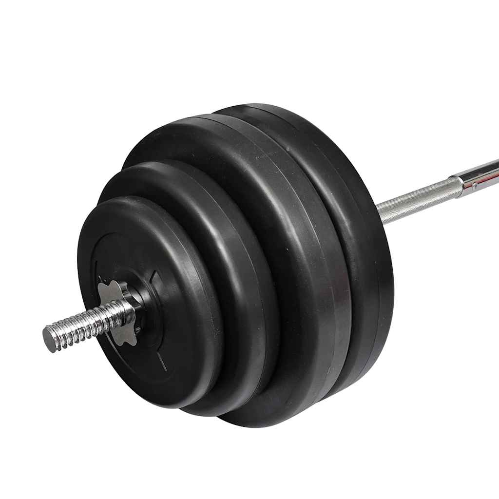 Kangi Ja Ketaste Komplekt (60 Kg, 165 Cm Kang, 8 Ketast) – toote pilt 2