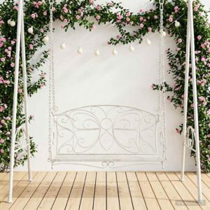 Kiikpink Teras 105,5 x 61 x 56 cm Antikvalge