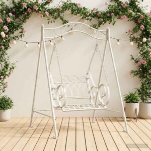 Kiikpink Teras 113 x 121,5 x 168 cm Antikvalge