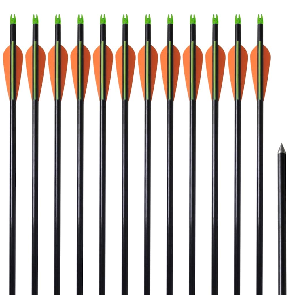klaaskiust vibunooled harrastusvibulaskmine – Klaaskiust vibunooled (76,2 cm, 0,79 cm läbimõõt, 12 tk)