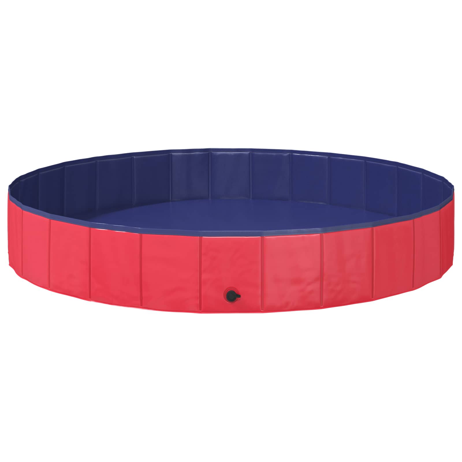 Koera bassein Ø200 x 30 cm Paks PVC Punane – toote pilt 1