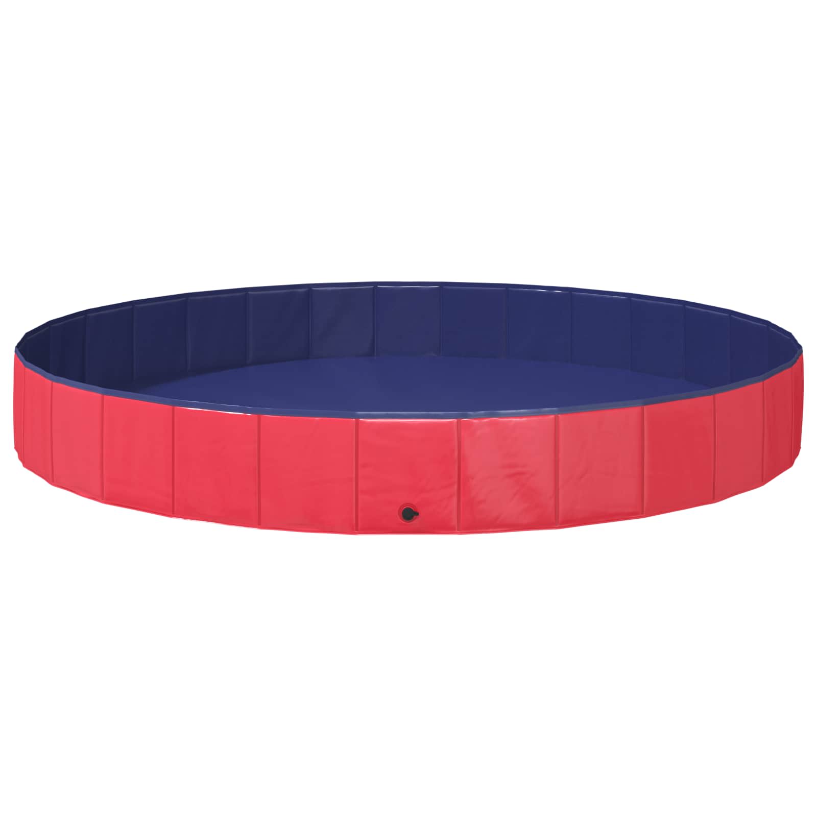 Koera bassein Ø300 x 38 cm Paks PVC Punane – toote pilt 1