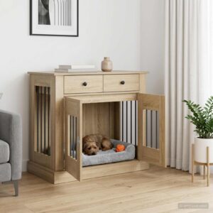 Koera puuri mööbel Sonoma tamm 90 x 47,5 x 80 cm Tehispuit