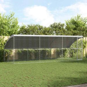 Koerakuut 3 tk Hõbedane 6 x 2 x 2 m Tsingitud teras