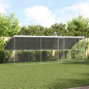 Koerakuut 3 tk Hõbedane 6 x 2 x 2 m Tsingitud teras