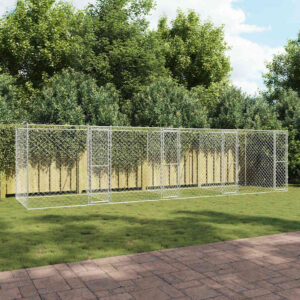 Koerapuur Hõbedane 800 x 200 x 200 cm Tsinkteras