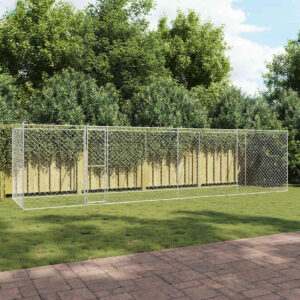 Koerapuur Hõbedane 800 x 200 x 200 cm Tsinkteras