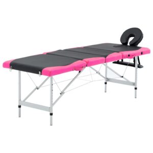 kokkupandav massaažilaud alumiiniumraamiga – Kokkupandav massaažilaud alumiiniumraamiga (191 x 70 cm, reguleeritav kõrgus 59–81 cm, …