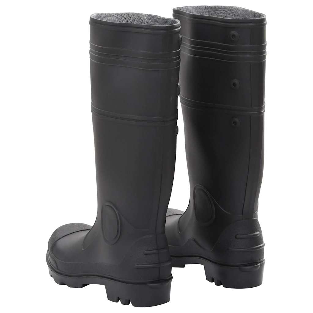 Kummikud, Mustad, Suurus 40, PVC, 38 Cm Kõrgus – toote pilt 4