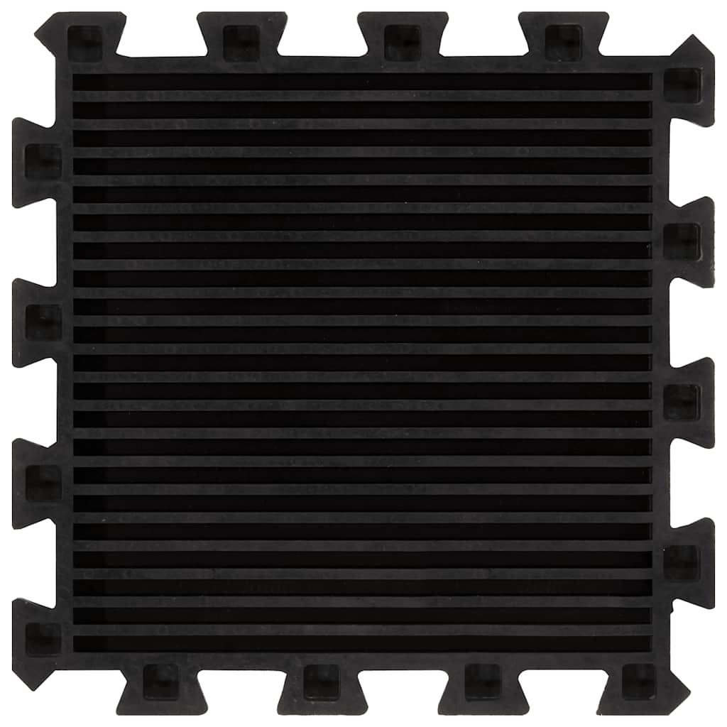 Kummist põrandamatid (16 tk, must, 30 x 30 cm) – toote pilt 4