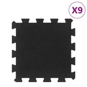 kummist põrandamatid 9 tk – Kummist põrandamatid (9 tk, 30 x 30 cm, 16 mm)