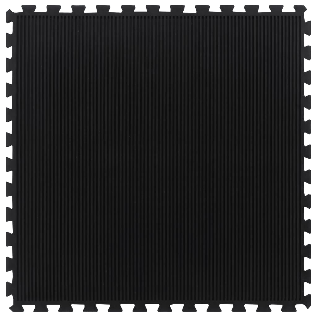 Kummist põrandamatt (must, 100x100 cm, 12 mm paksus) – toote pilt 2