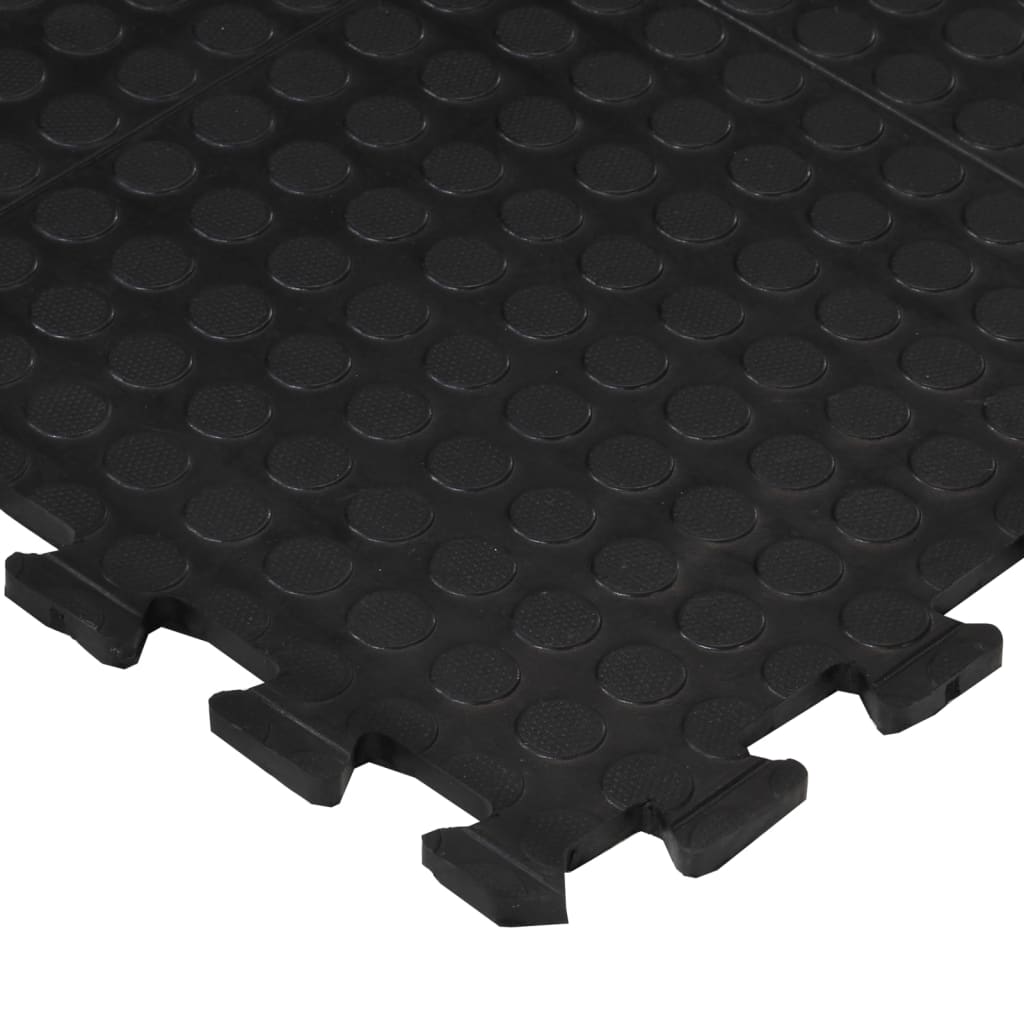 Kummist põrandamatt (must, 12 mm, 90 x 120 cm) – toote pilt 3