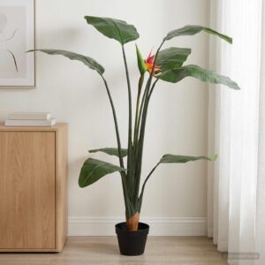 kunstlik strelitzia taim siseruumides – Kunstlik Strelitzia Taim Roheline 70 x 18 x 155 cm Kangas Ja PE