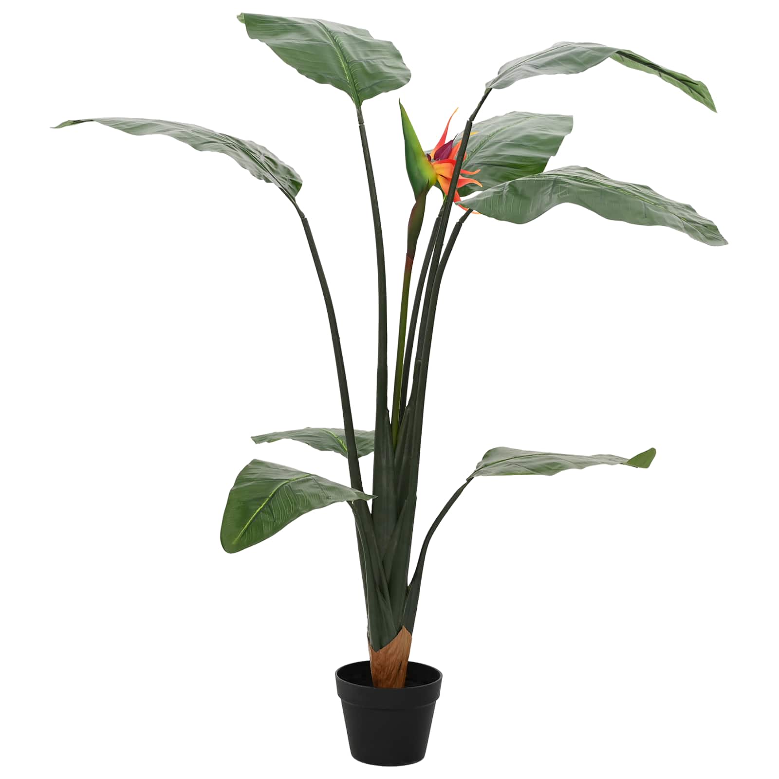 Kunstlik Strelitzia Taim Roheline 70 x 18 x 155 cm Kangas Ja PE – toote pilt 1