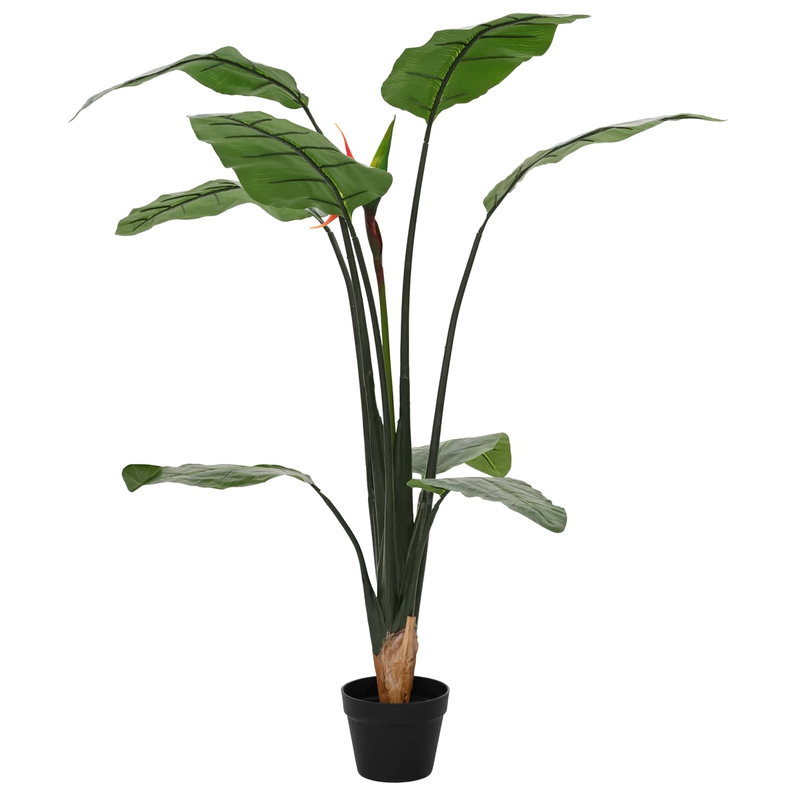 Kunstlik Strelitzia Taim Roheline 70 x 18 x 155 cm Kangas Ja PE – toote pilt 2