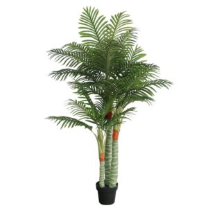 kunstpalm 3 tüvega 180 cm – Kunstpalm 3 Tüvega (180 Cm, Roheline, PP Materjal)
