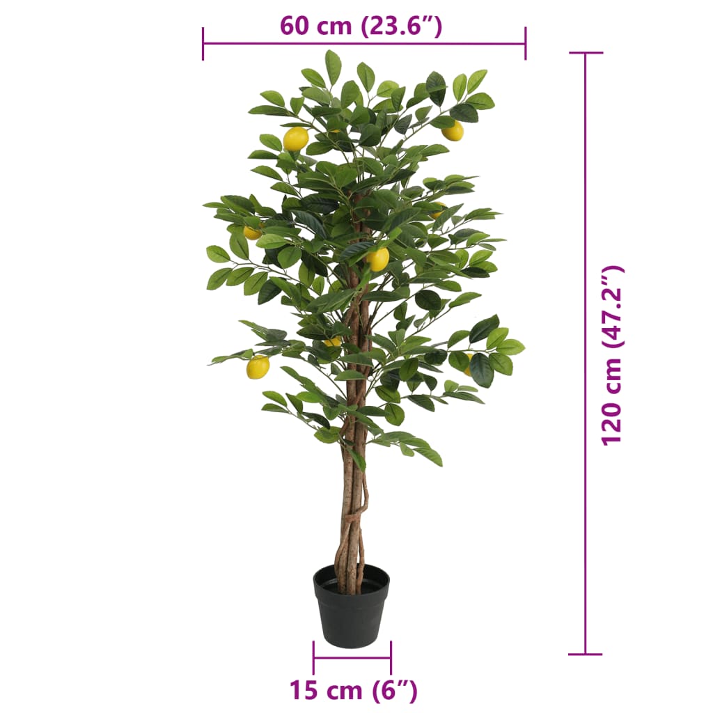 Kunstpalm 3 Tüvega, Roheline, 120 cm, PP – toote pilt 4