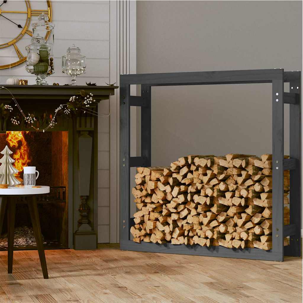küttepuude rest, hall, 100x25x100 cm, männipuit – toote pilt 2