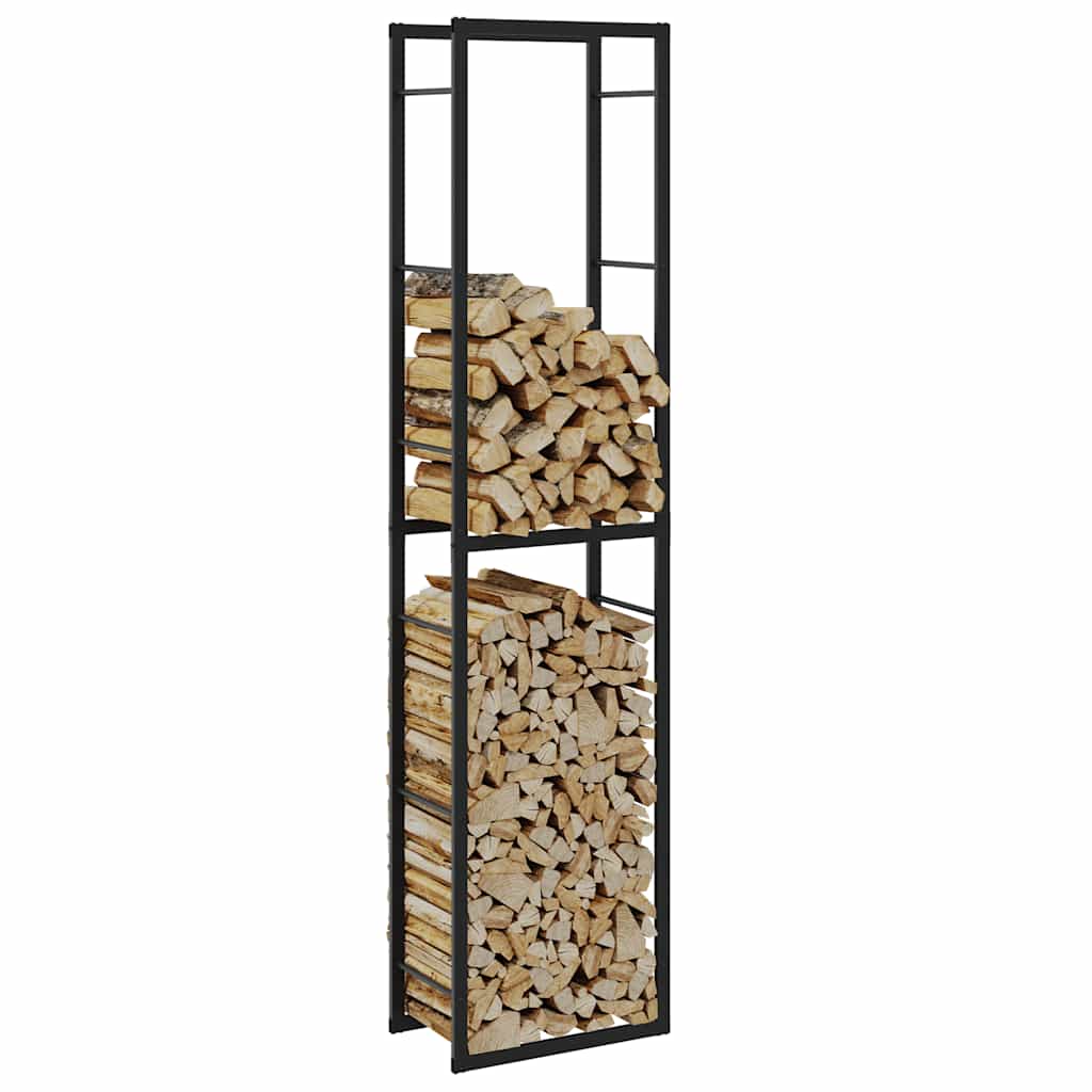 küttepuude rest, must, 50x30x209 cm, teras