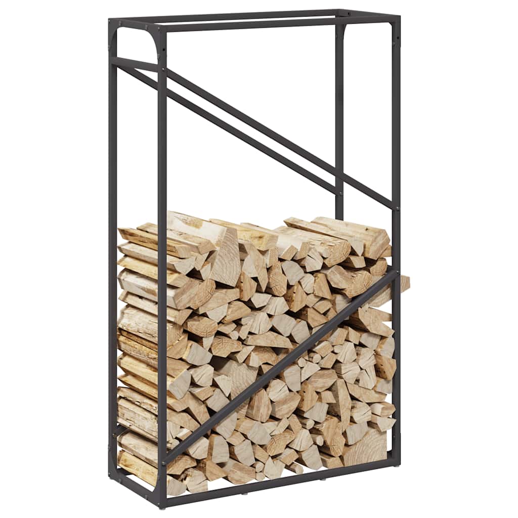 Küttepuurest must 60x25x100 cm külmvaltsitud teras – toote pilt 3