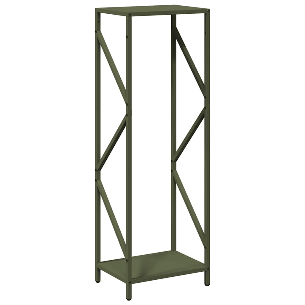 küttepuurest oliivroheline 34x25x100 cm külmvaltsitud teras – toote pilt 1