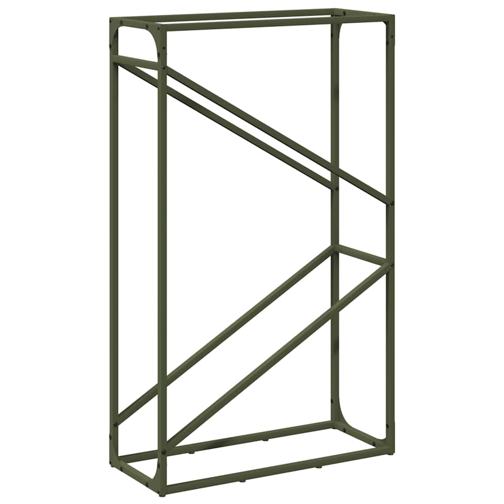 Küttepuurest oliivroheline 60x25x100 cm külmvaltsitud teras – toote pilt 1