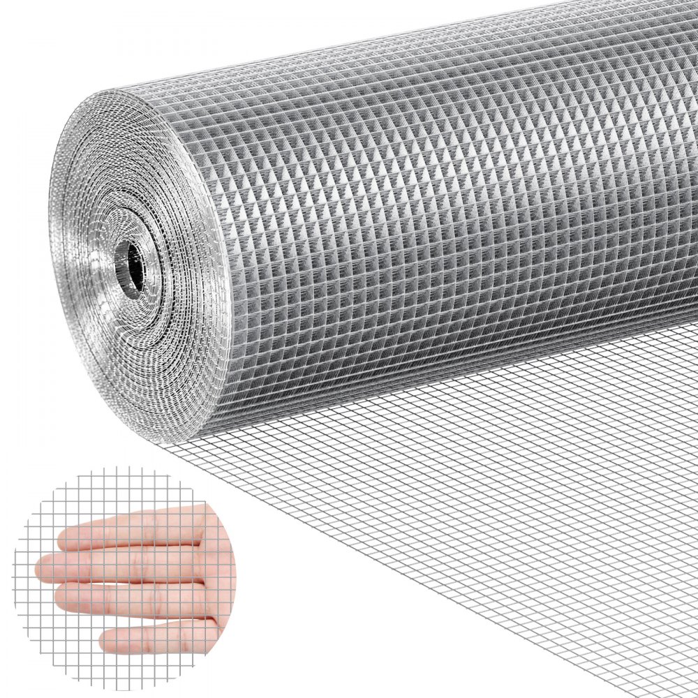 kuuma-tsingitud traataed aiakaitseks – Kuuma-Tsingitud Metallvõrk (0,64 cm, 122 cm x 15,24 m, 23 Gauge)