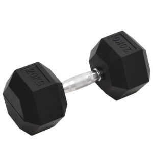 malmist hantel 20 kg – Malmist Hantel (20 Kg, Kroomitud Teras, Kummikate)